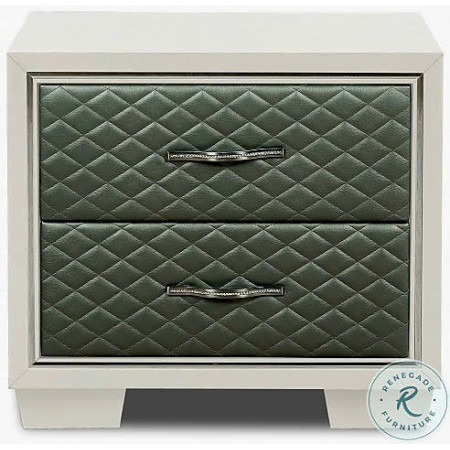 B2025W-040 : Tủ Đầu Giường + 2 Ngăn Kéo 